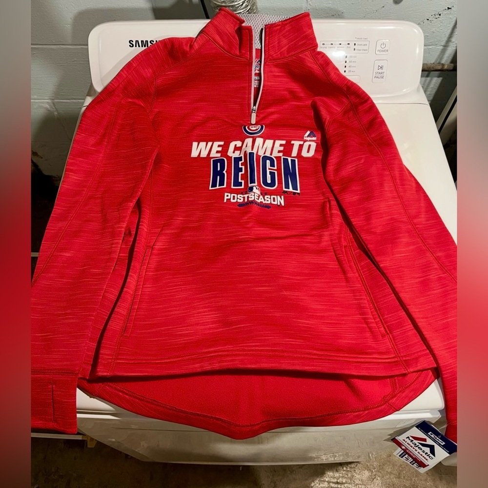 Chicago Cubs Quarter-Zip Pullover